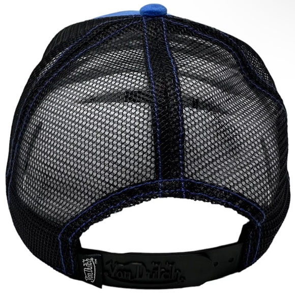 Von Dutch Blue Velvet Upside Down Embroidered Logo
VELVET Trucker Hat/Snapback - Picture 4 of 14